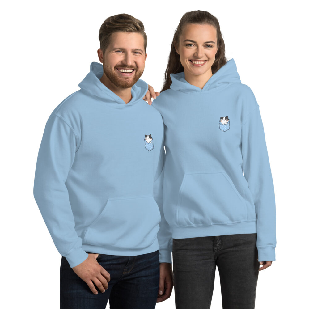Felpa con Cappuccio Heart Pocket Kitty - immagine 34