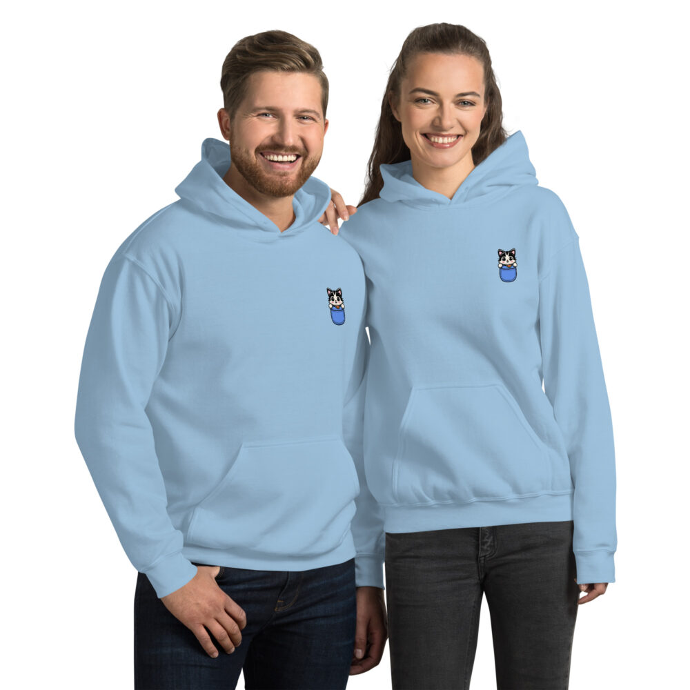 Felpa con Cappuccio Blue Pocket Pal - immagine 33
