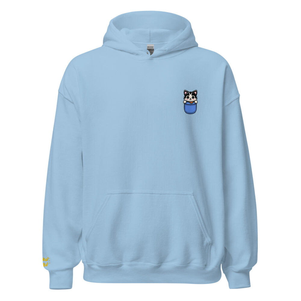 Felpa con Cappuccio Blue Pocket Pal - immagine 69