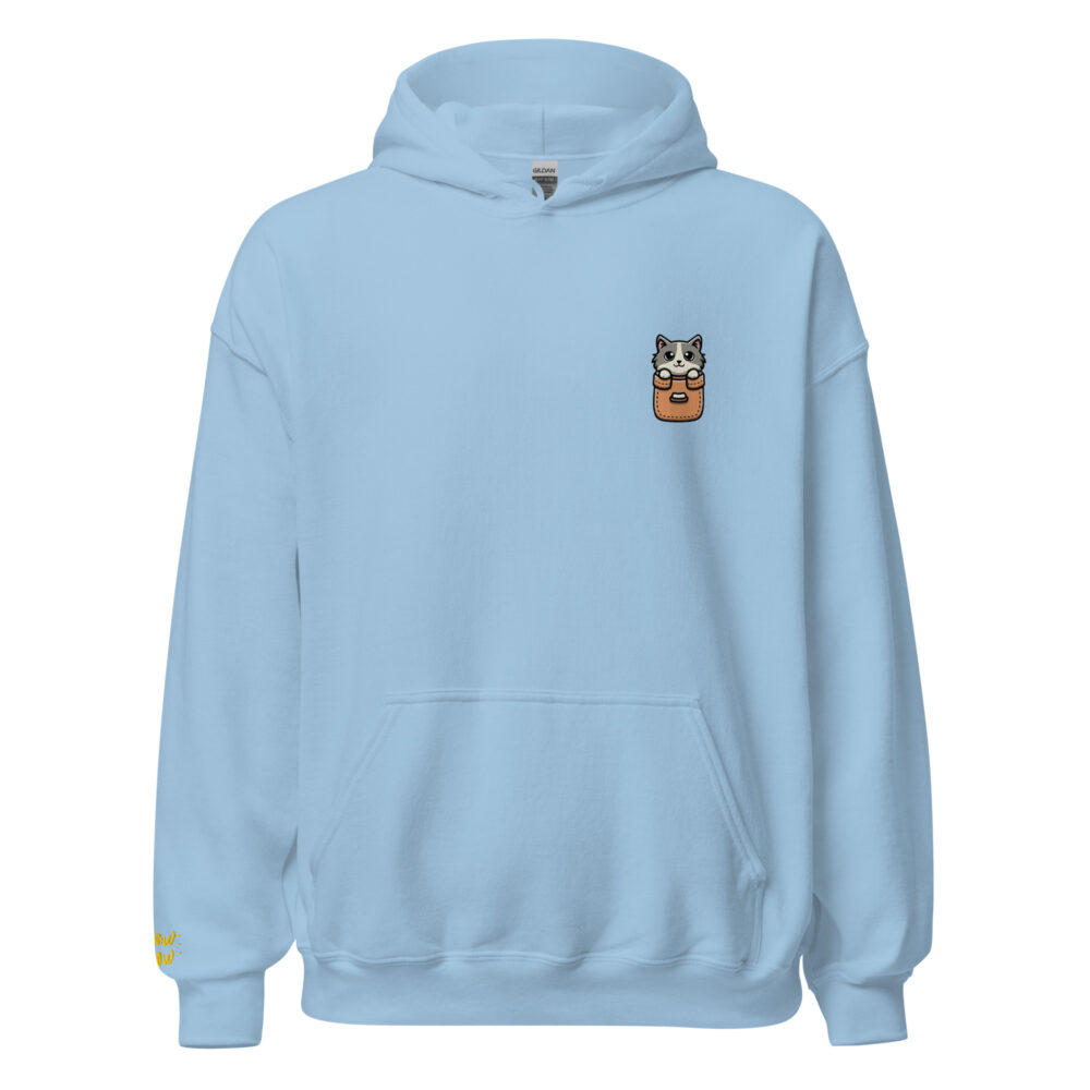 Felpa con Cappuccio Pocket Kitty Brown - immagine 69