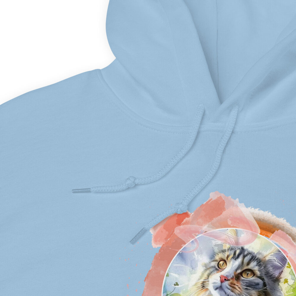 Felpa con Cappuccio Pink Circle Cat - immagine 31