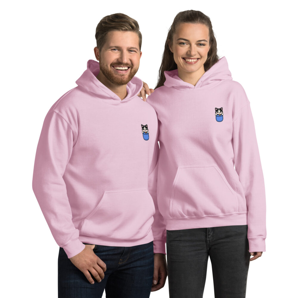 Felpa con Cappuccio Blue Pocket Pal - immagine 36