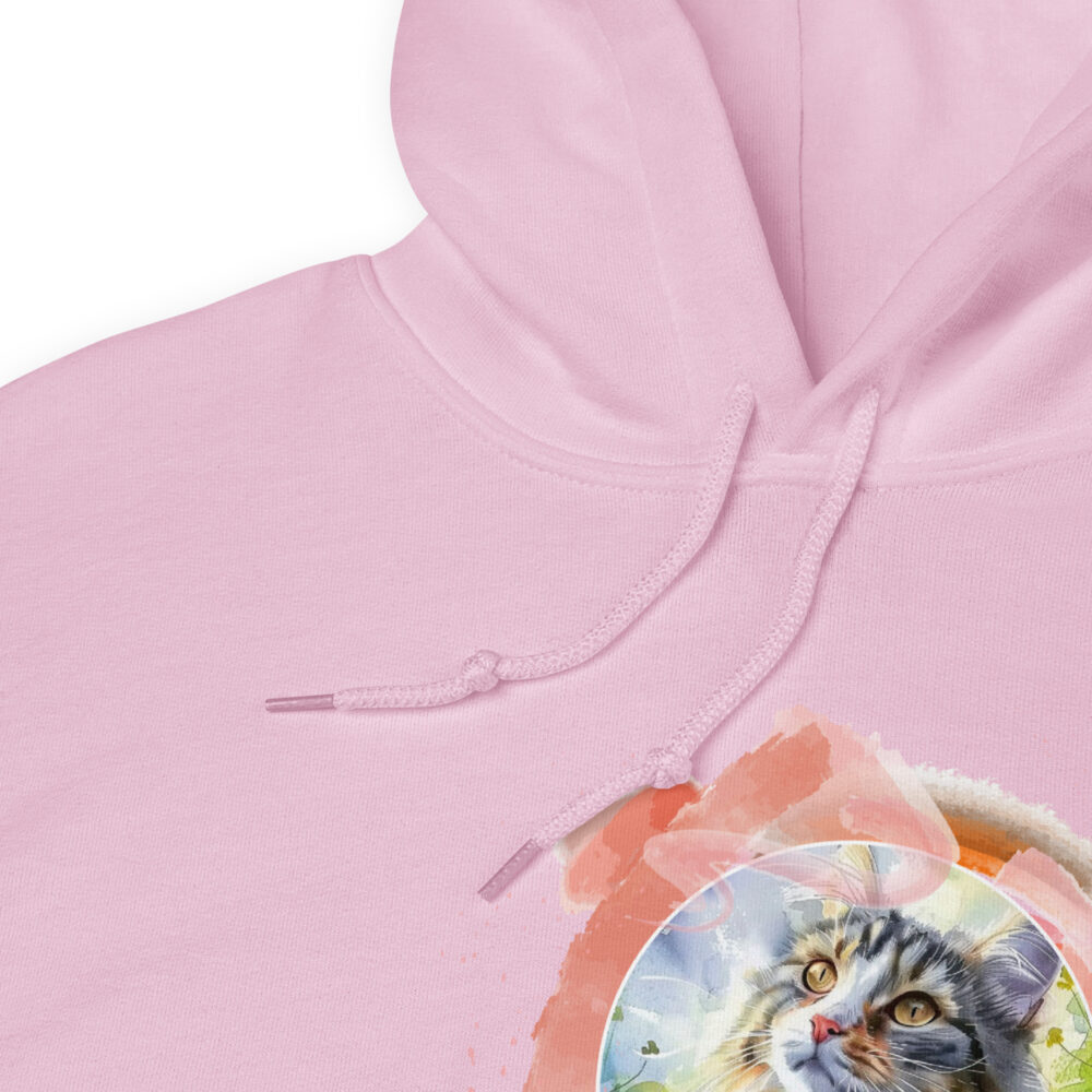 Felpa con Cappuccio Pink Circle Cat - immagine 35