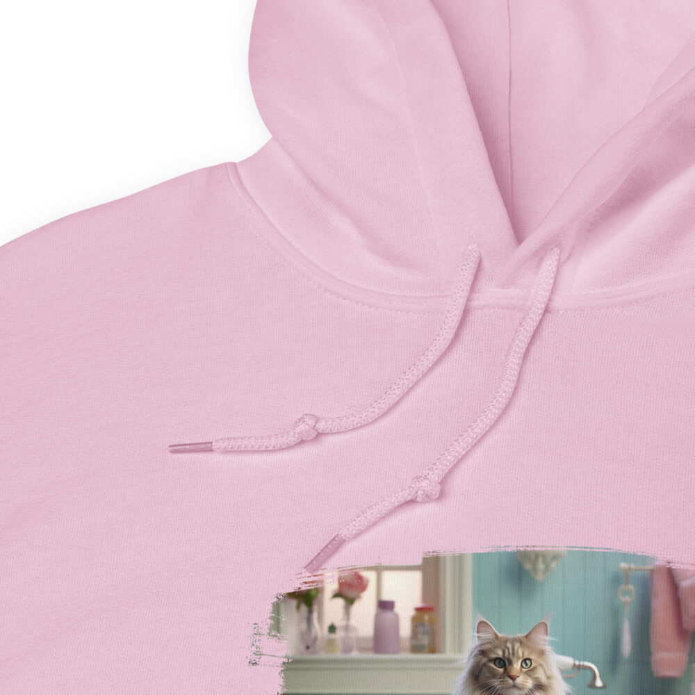 Pastel Bathroom Cat Luxury Hoodie - immagine 31