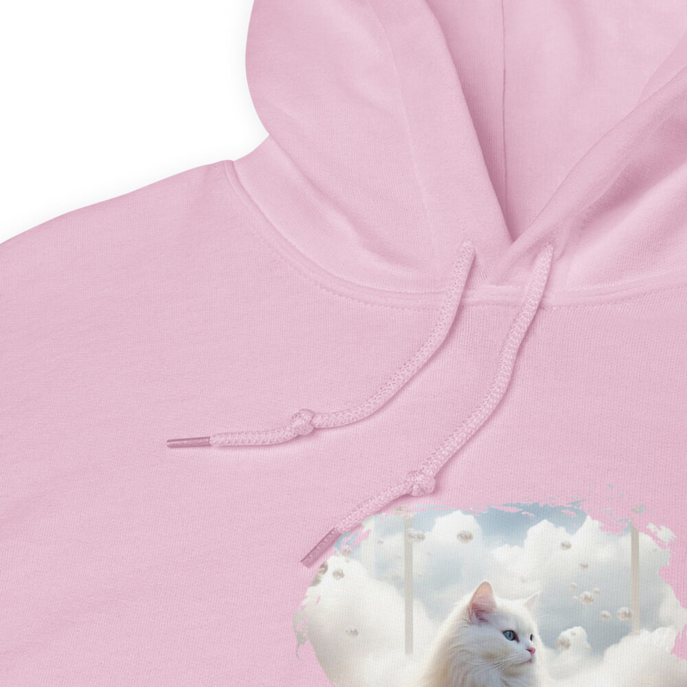 Heavenly White Cat Deluxe Hoodie - immagine 31