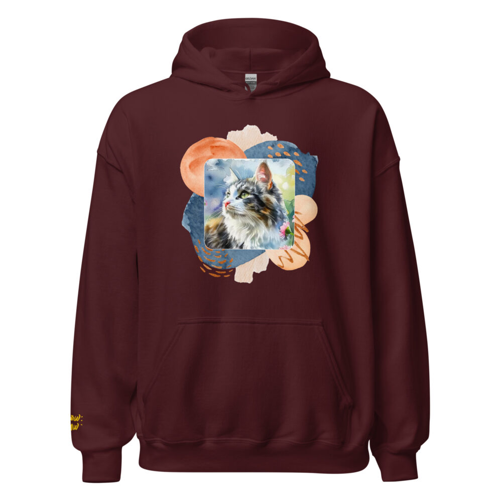 Felpa con Cappuccio Watercolor Portrait - immagine 49