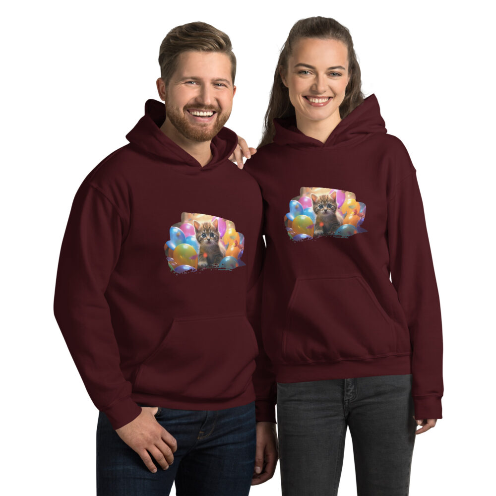 Balloon Party Kitten Celebration Hoodie - immagine 12