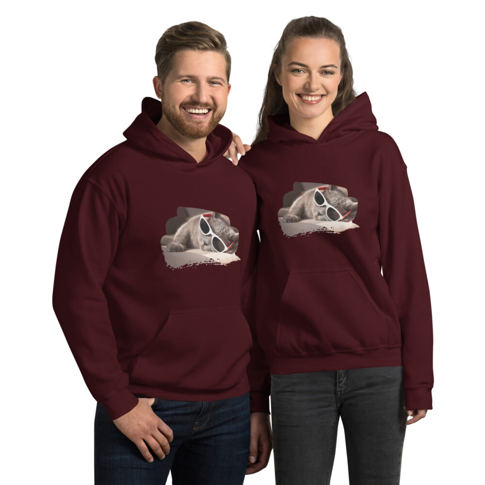 Cool Cat Nap Retro Hoodie - immagine 13