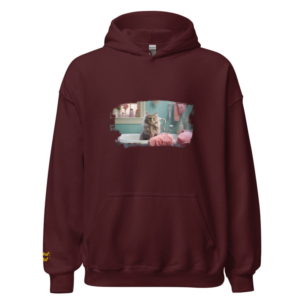 Pastel Bathroom Cat Luxury Hoodie - immagine 45
