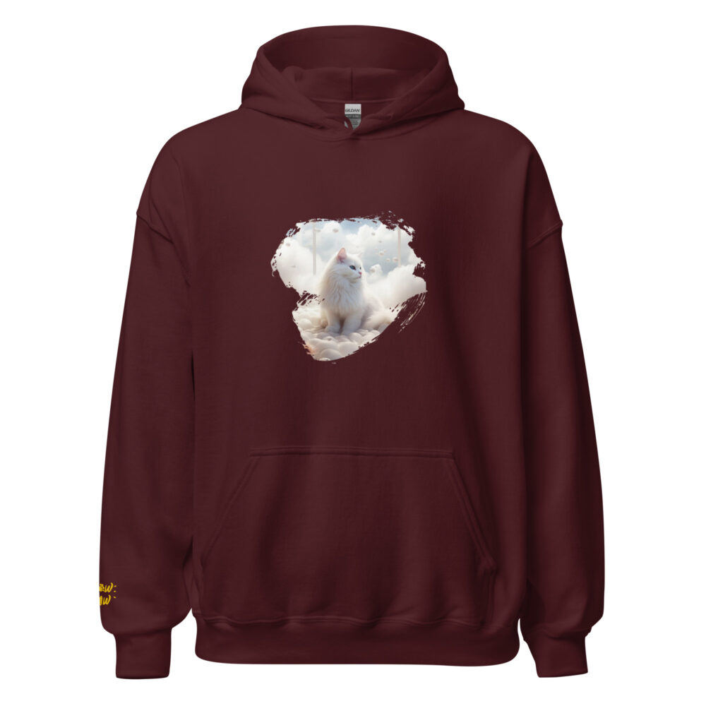 Heavenly White Cat Deluxe Hoodie - immagine 45