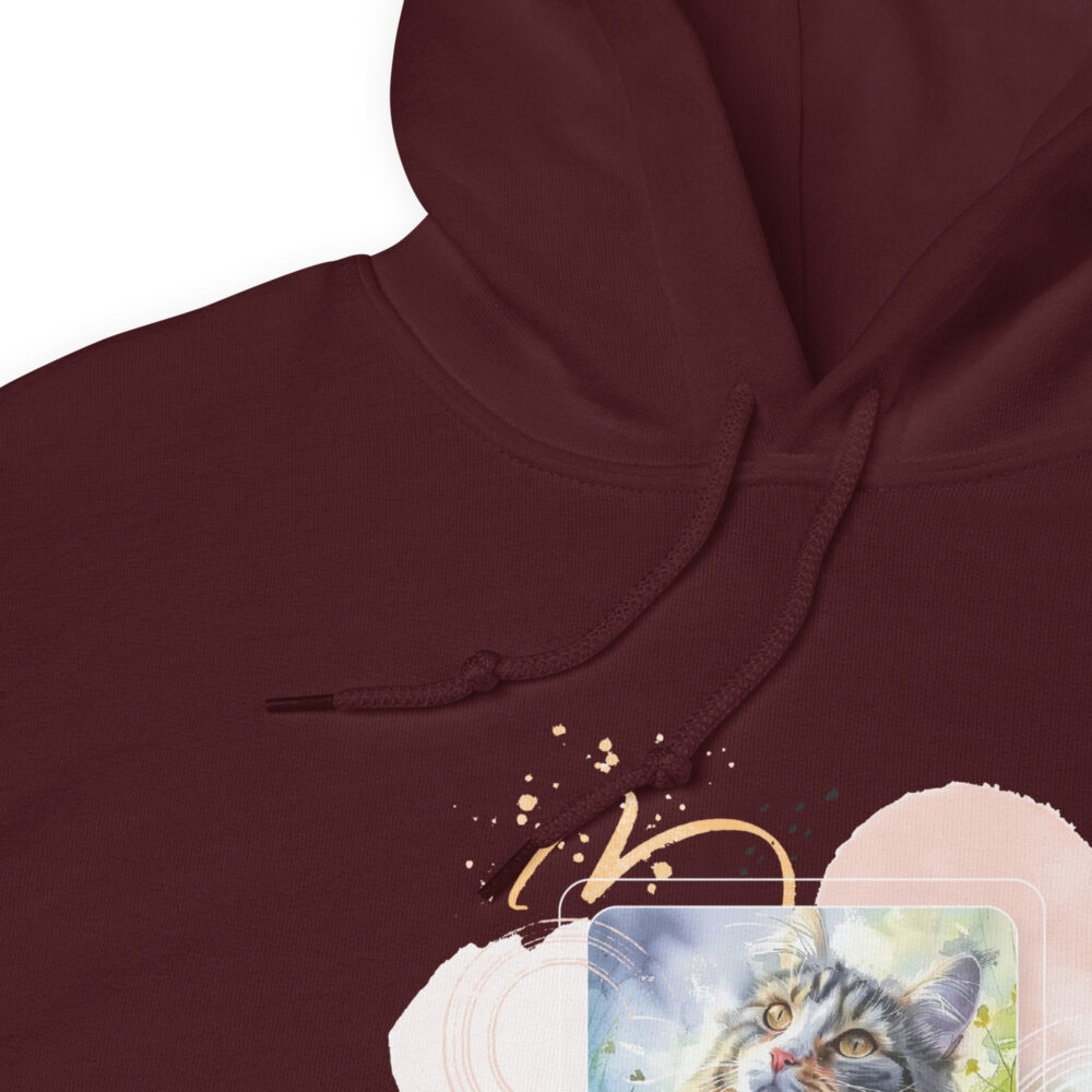 Felpa con Cappuccio Majestic Cat Splendor - immagine 11