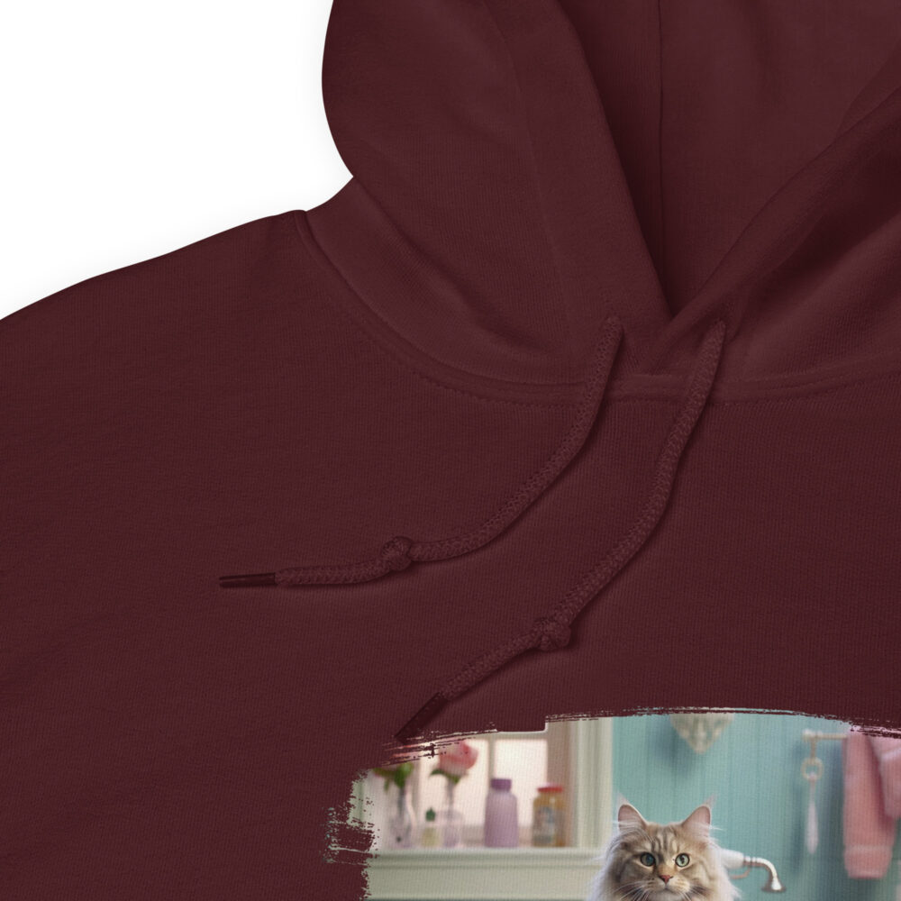 Pastel Bathroom Cat Luxury Hoodie - immagine 11