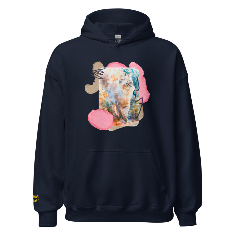 Felpa con Cappuccio Colorful Whiskers - immagine 43