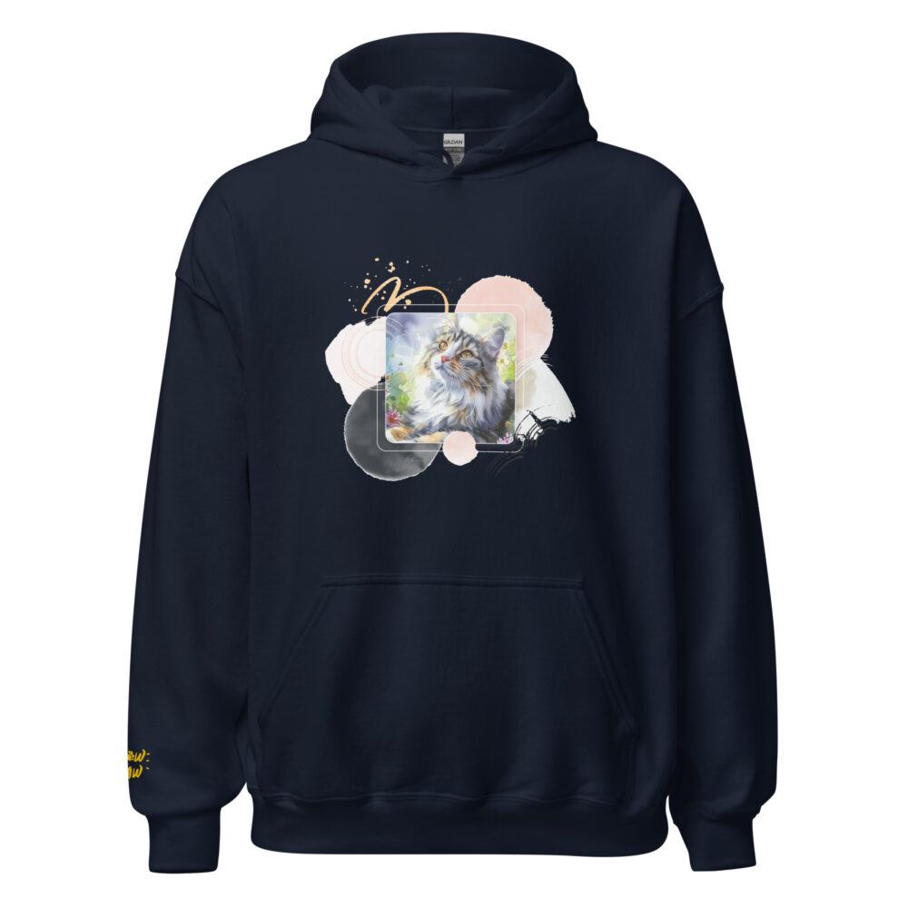 Felpa con Cappuccio Majestic Cat Splendor - immagine 43