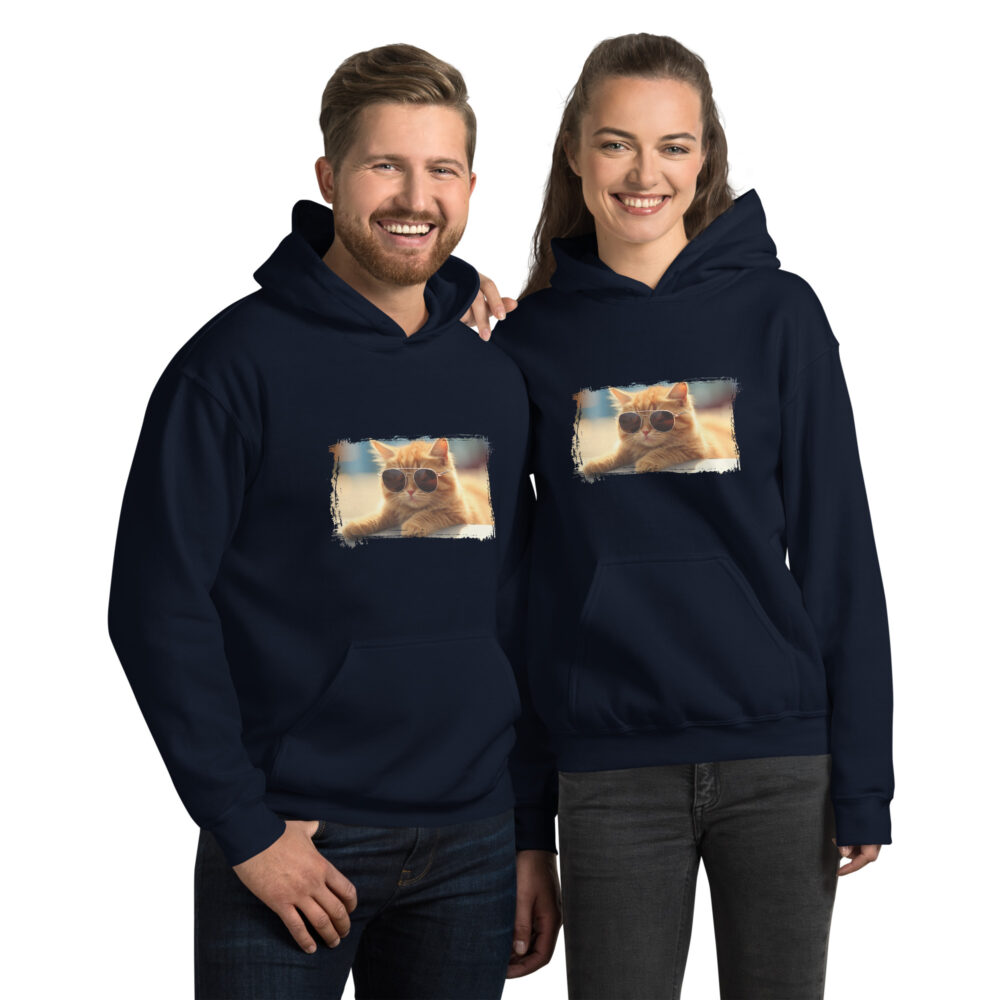 Golden Hour Aviator Cat Hoodie - immagine 8