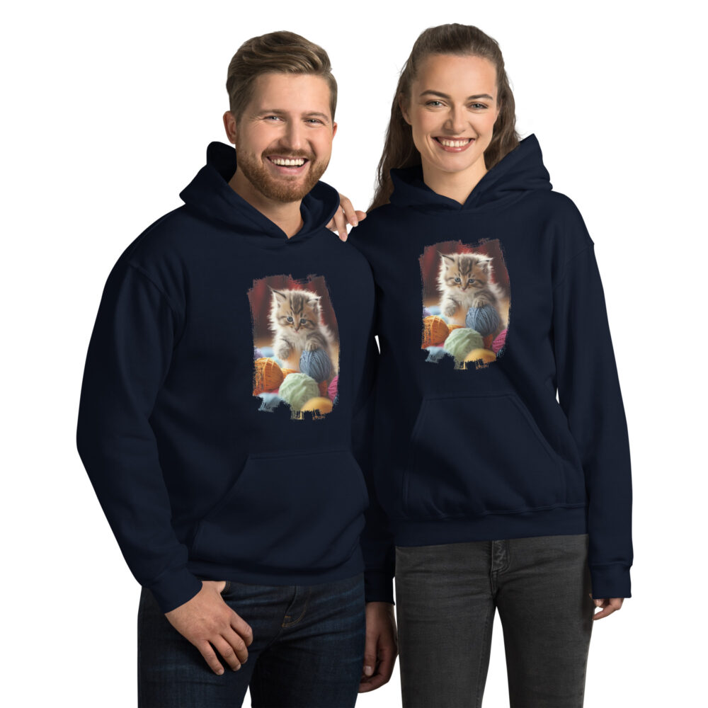 Playful Yarn Kitten Comfort Hoodie - immagine 7