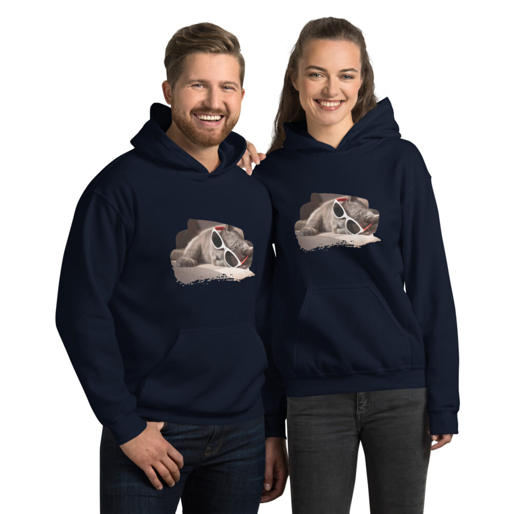 Cool Cat Nap Retro Hoodie - immagine 8