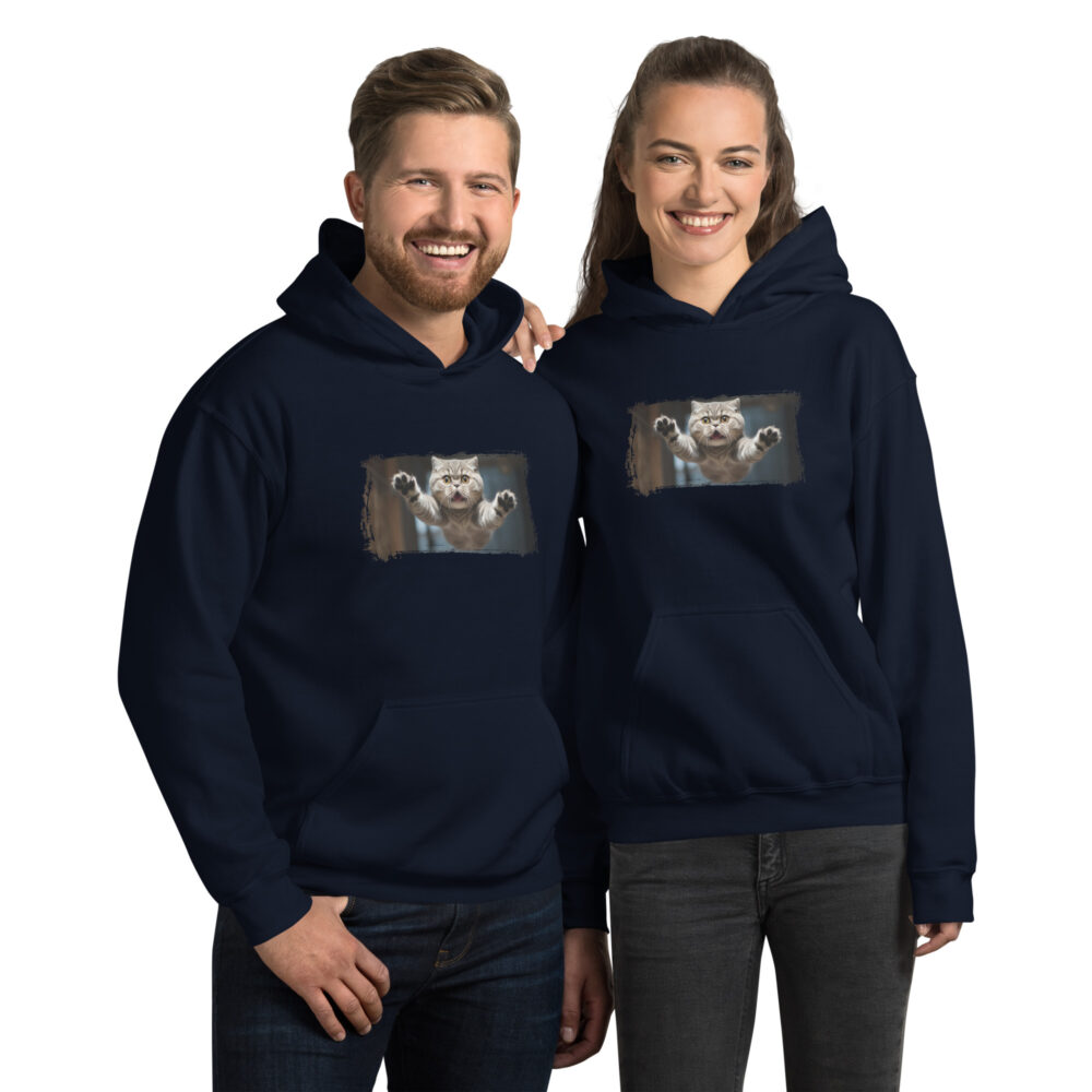 Paws Up Surprise Cat Hoodie - immagine 8