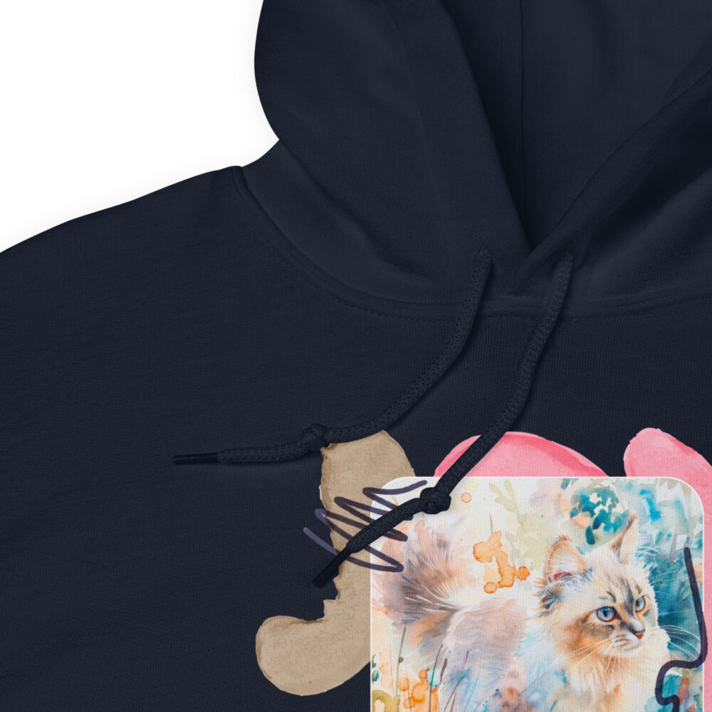Felpa con Cappuccio Colorful Whiskers - immagine 7