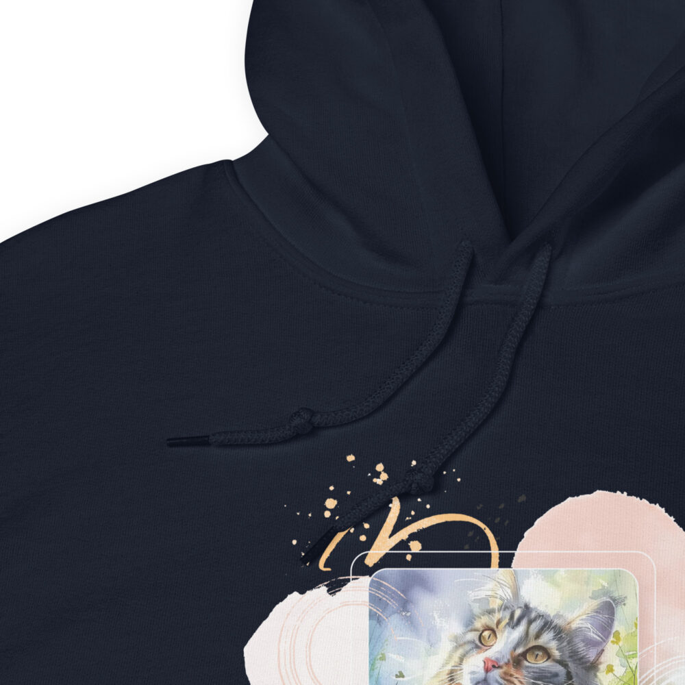 Felpa con Cappuccio Majestic Cat Splendor - immagine 7