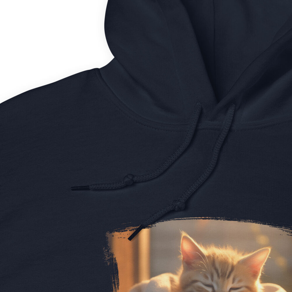 Dreamy Sleeping Kitten Hoodie - immagine 7