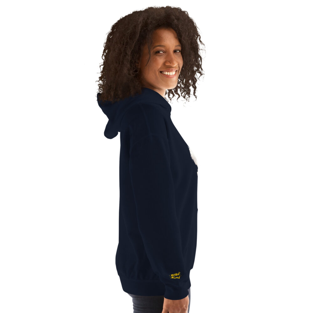 Heavenly White Cat Deluxe Hoodie - immagine 6