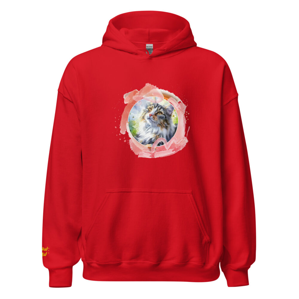 Felpa con Cappuccio Pink Circle Cat - immagine 53