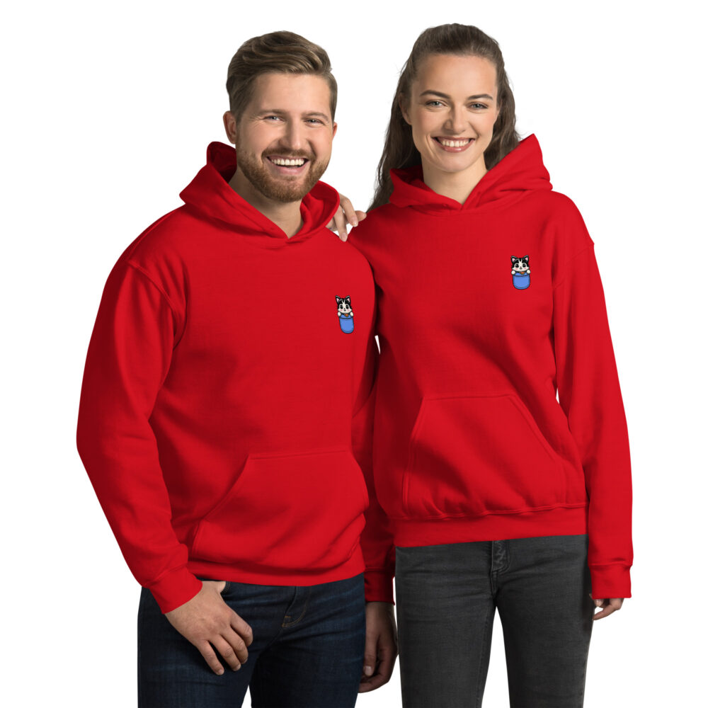 Felpa con Cappuccio Blue Pocket Pal - immagine 16
