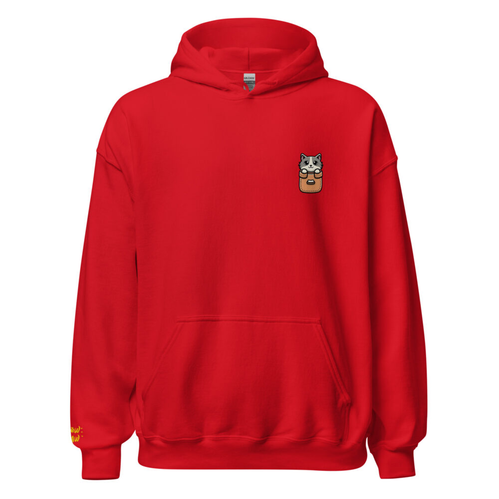Felpa con Cappuccio Pocket Kitty Brown - immagine 53