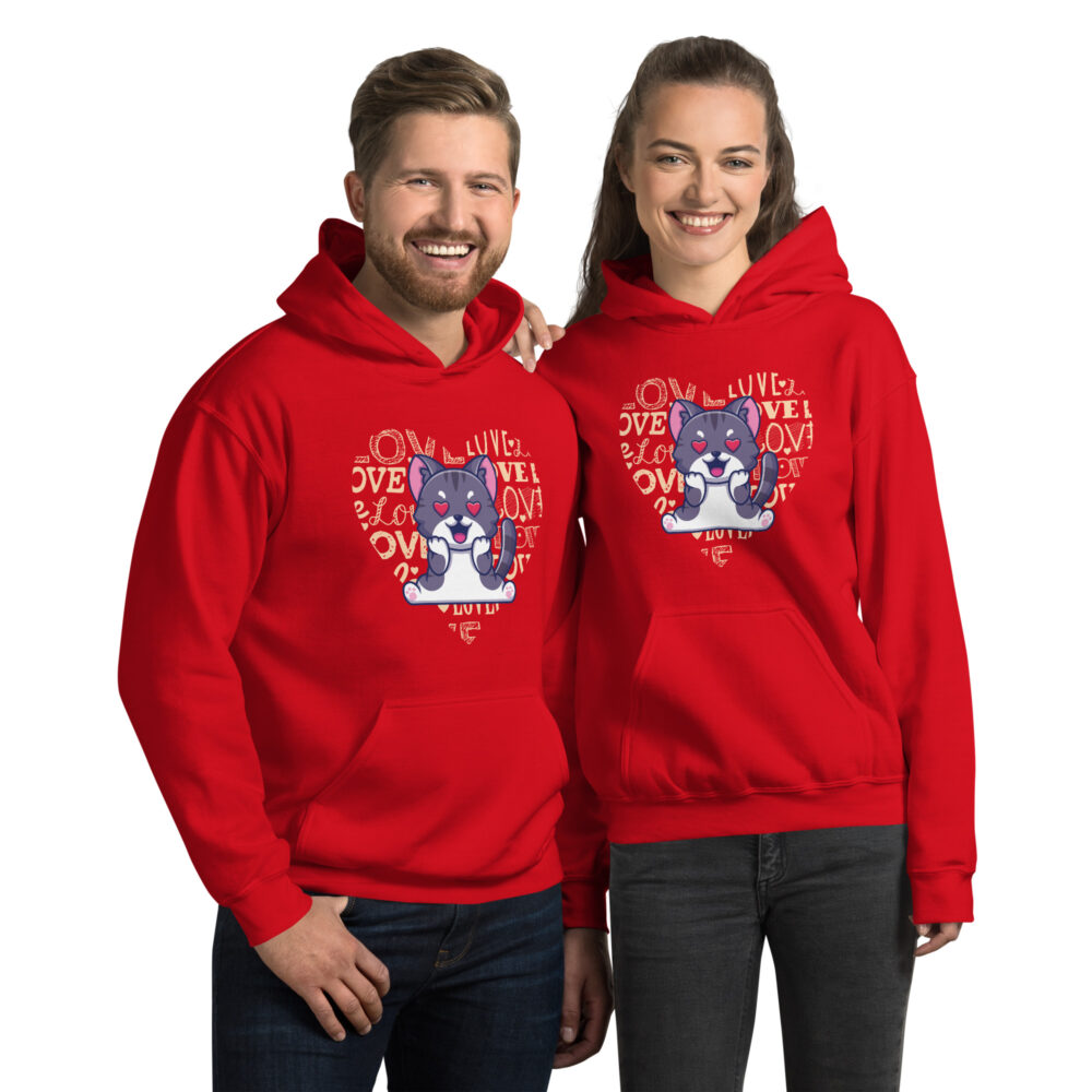 Felpa Love Heart Kitty - immagine 17