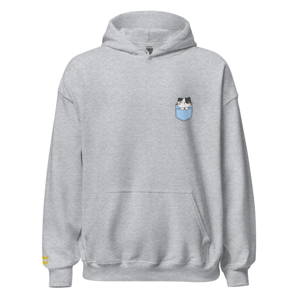 Felpa con Cappuccio Heart Pocket Kitty - immagine 65