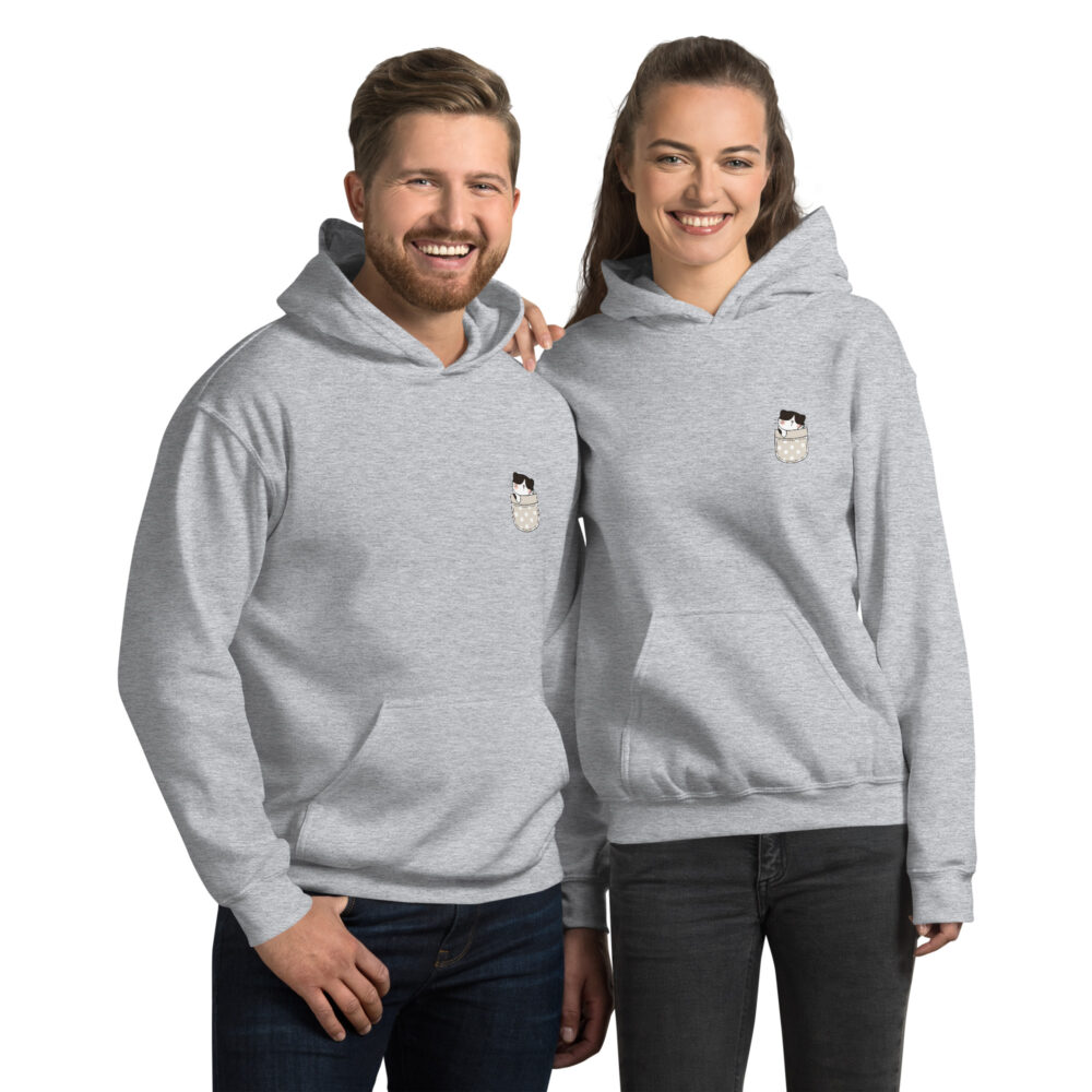 Felpa con Cappuccio Dotted Pocket Kitten - immagine 28