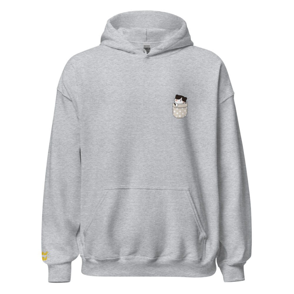 Felpa con Cappuccio Dotted Pocket Kitten - immagine 65