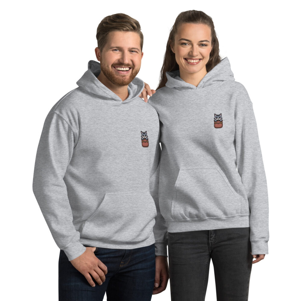 Felpa con Cappuccio Leather Pocket Cat - immagine 28