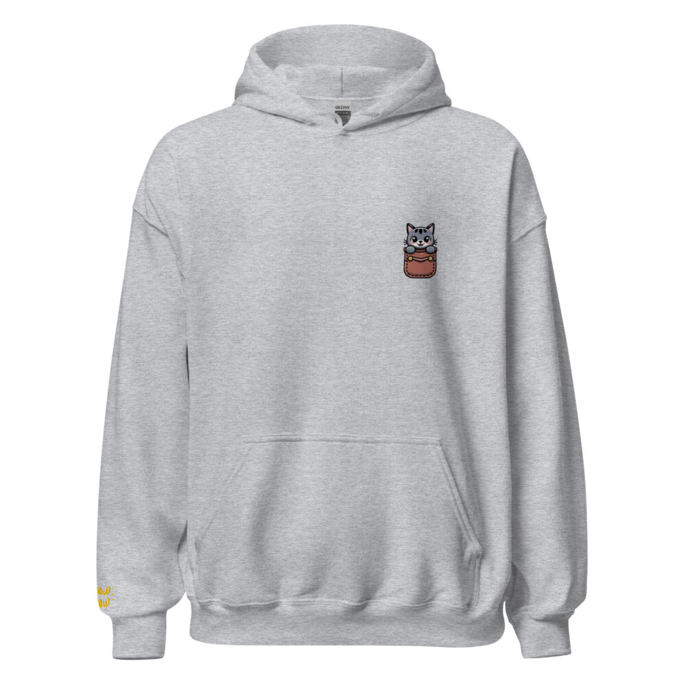 Felpa con Cappuccio Leather Pocket Cat - immagine 65