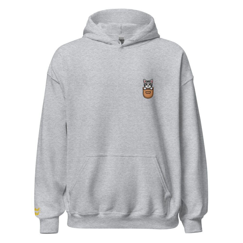 Felpa con Cappuccio Pink Pocket Kitty - immagine 65
