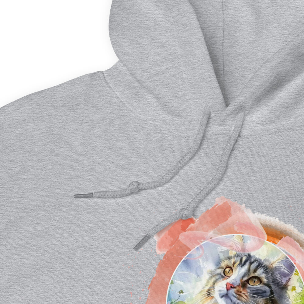 Felpa con Cappuccio Pink Circle Cat - immagine 27