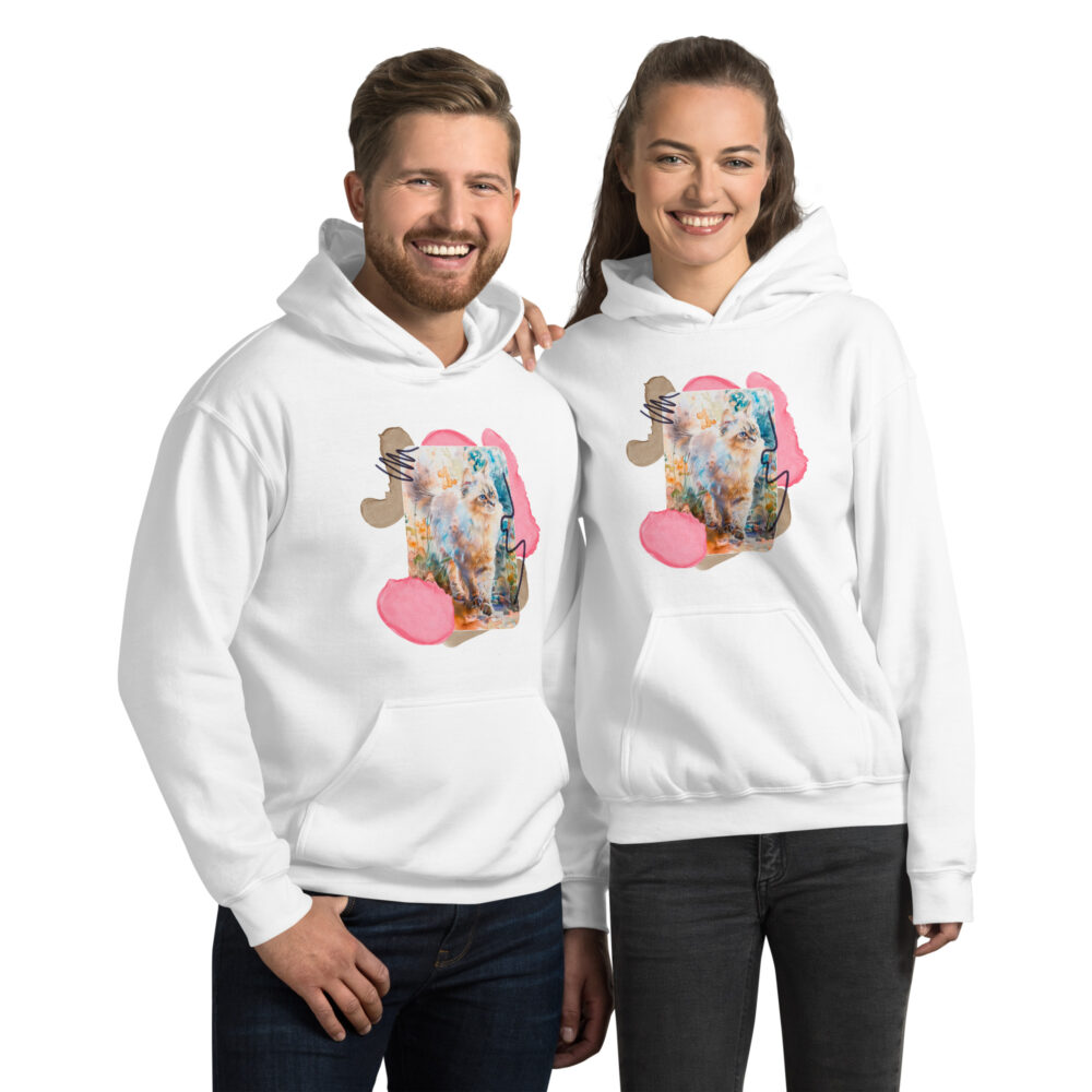 Felpa con Cappuccio Colorful Whiskers - immagine 38