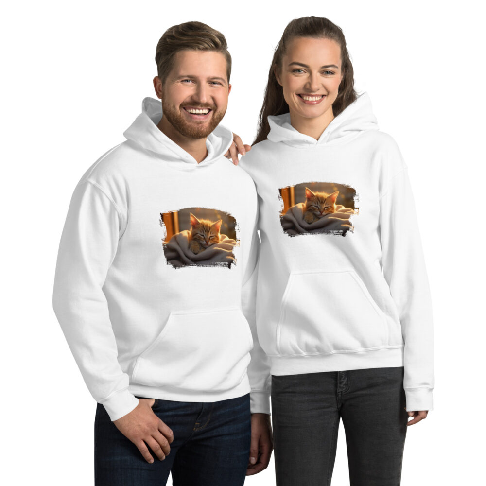 Dreamy Sleeping Kitten Hoodie - immagine 37