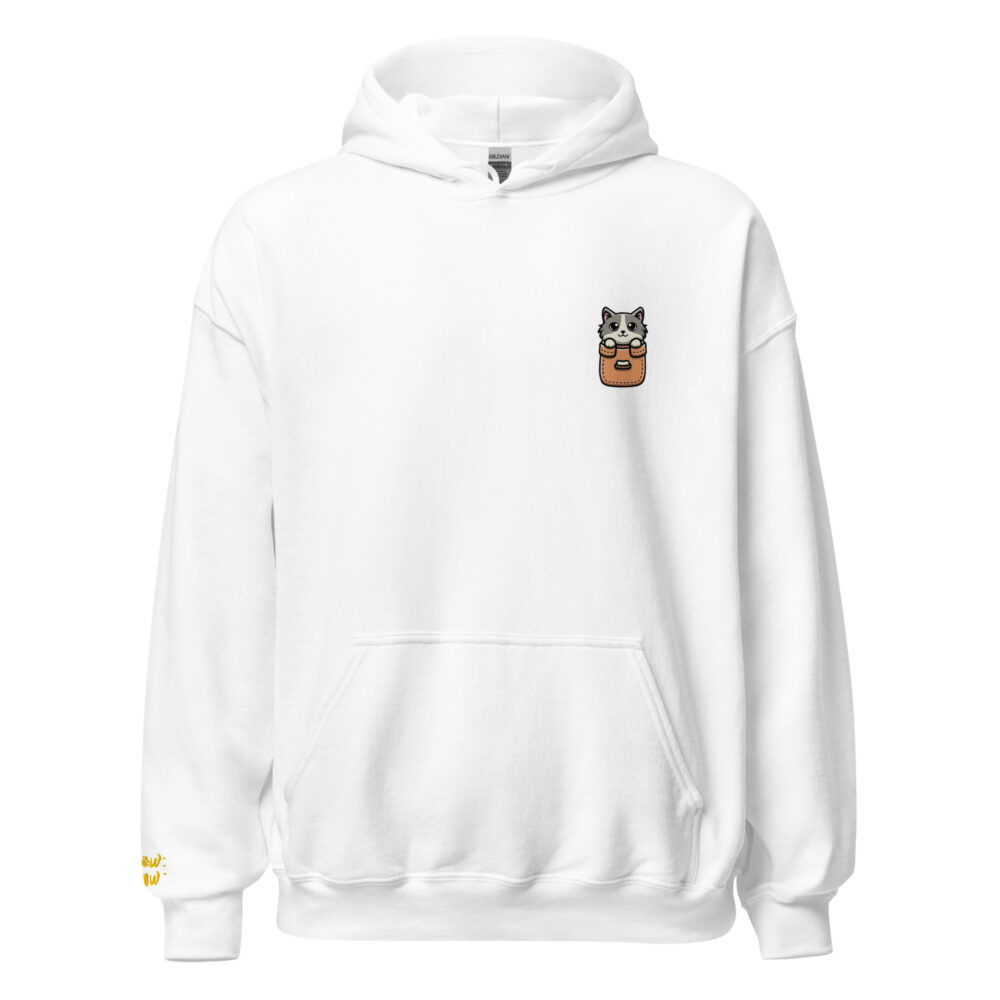 Felpa con Cappuccio Pocket Kitty Brown - immagine 77