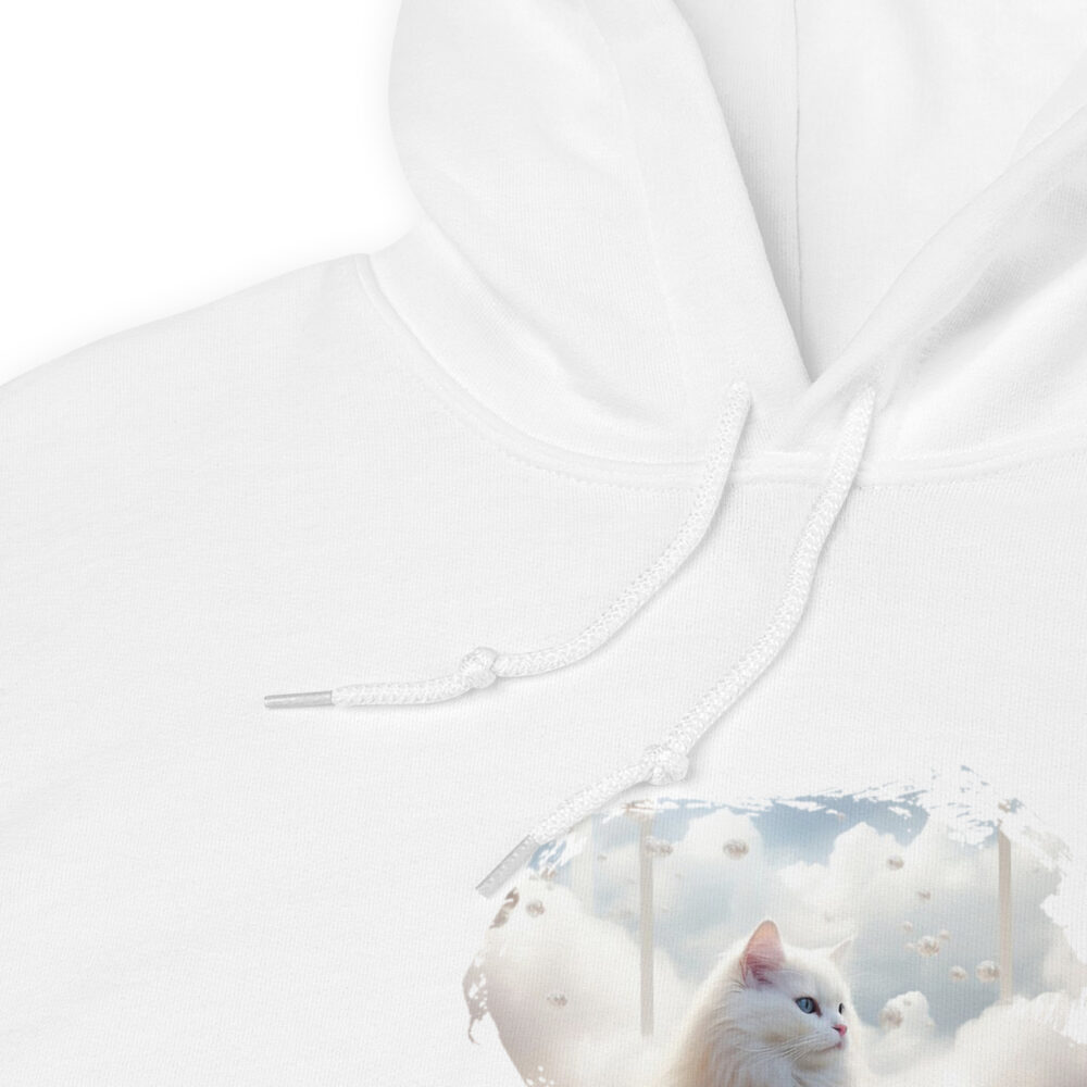 Heavenly White Cat Deluxe Hoodie - immagine 35