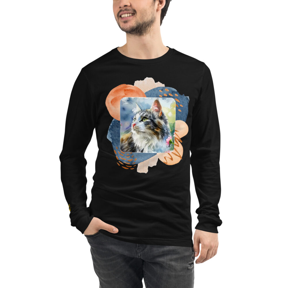 T-Shirt Maniche Lunghe Watercolor Vision - immagine 5