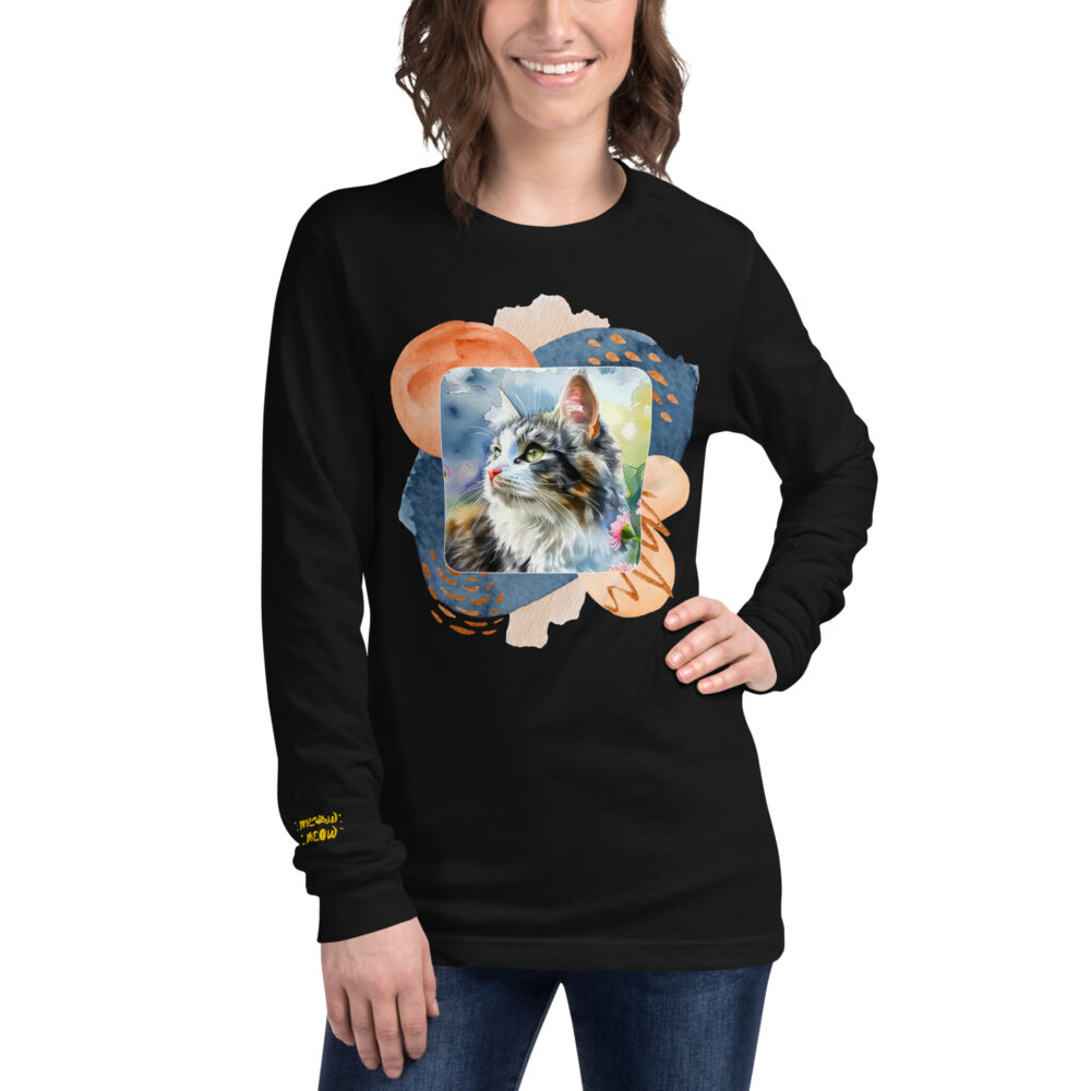 T-Shirt Maniche Lunghe Watercolor Vision - immagine 2
