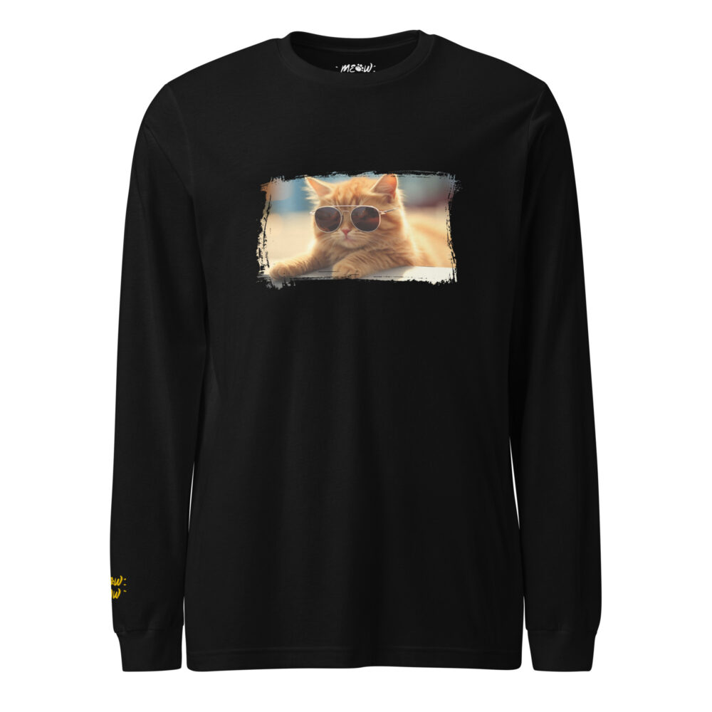 Golden Hour Feline Vibes Long Sleeve