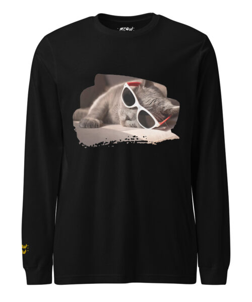 Stylish Nap Cat Comfort Long Sleeve