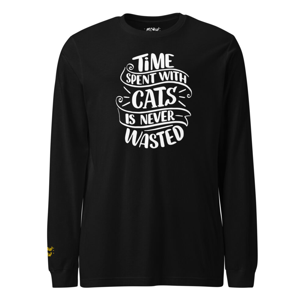 Cat Time Philosophy Long Sleeve Tee