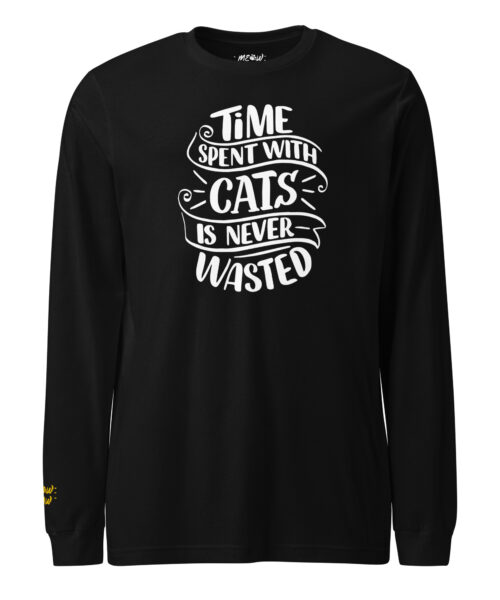 Cat Time Philosophy Long Sleeve Tee