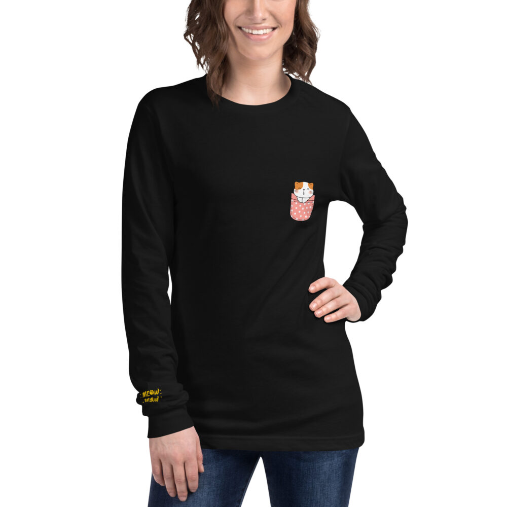T-Shirt Maniche Lunghe Pink Dotted Friend - immagine 2