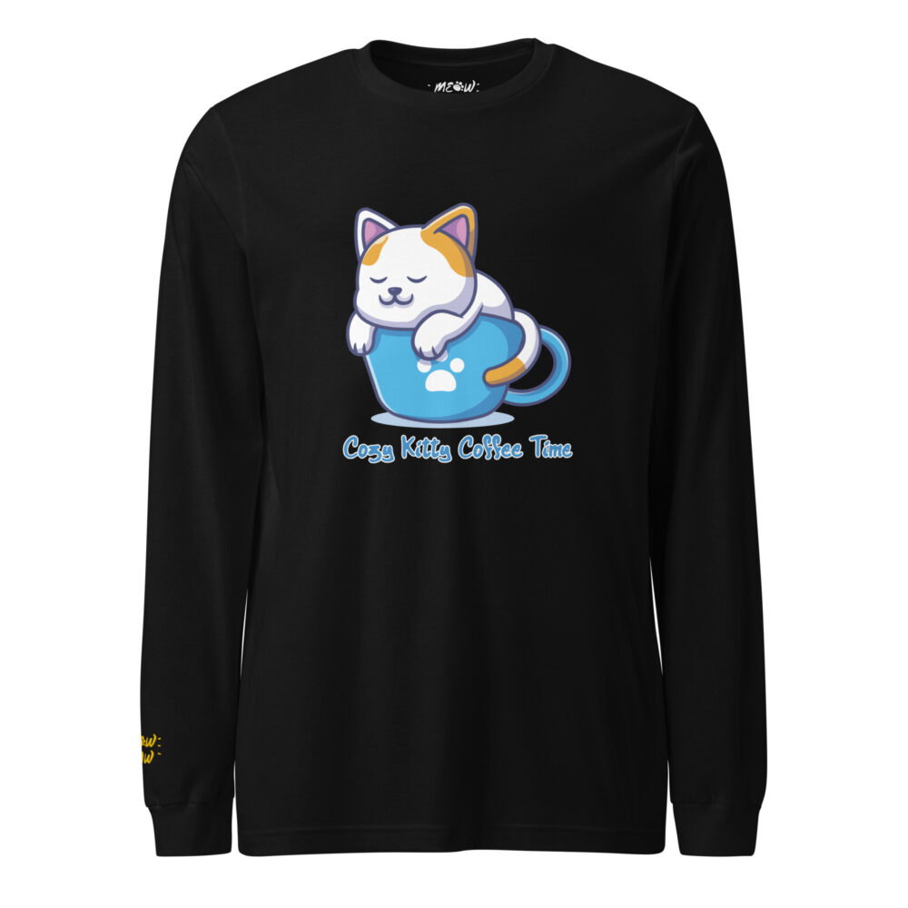 T-shirt Manica Lunga Pausa Caffè Felina