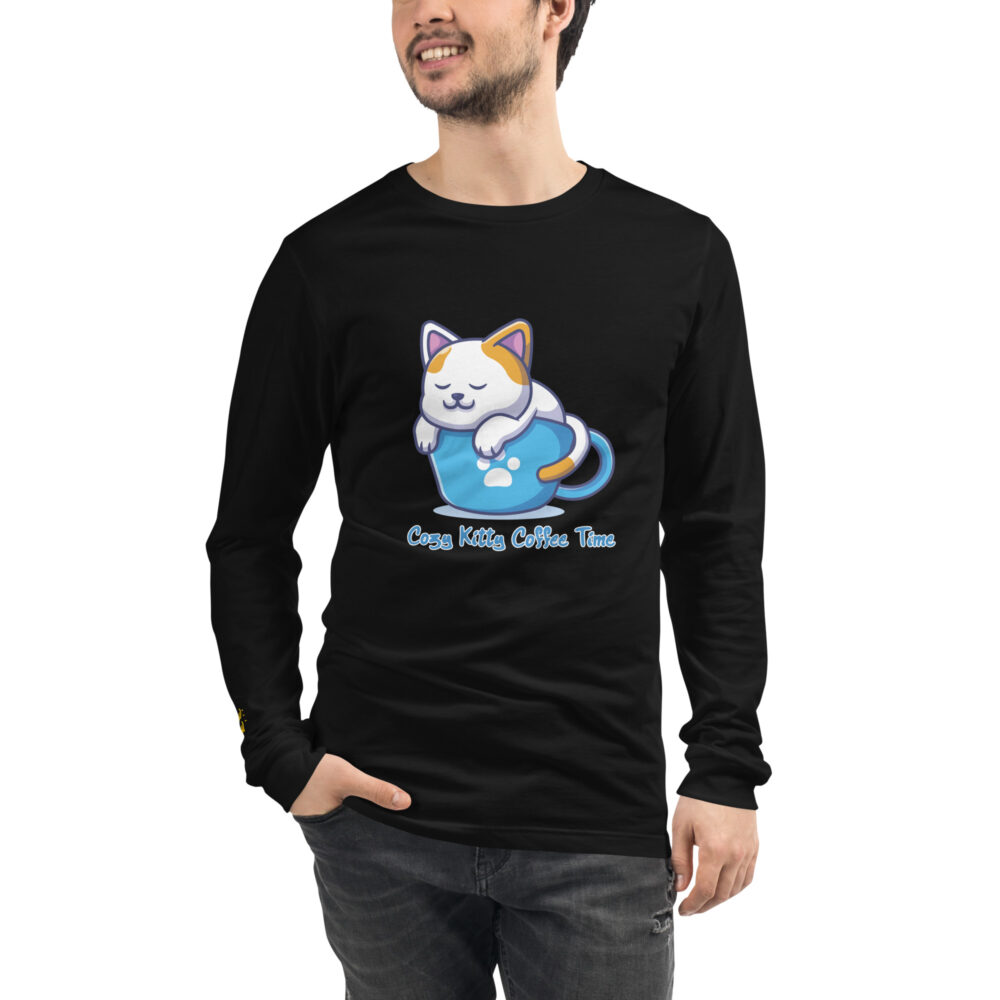 T-shirt Manica Lunga Pausa Caffè Felina - immagine 4